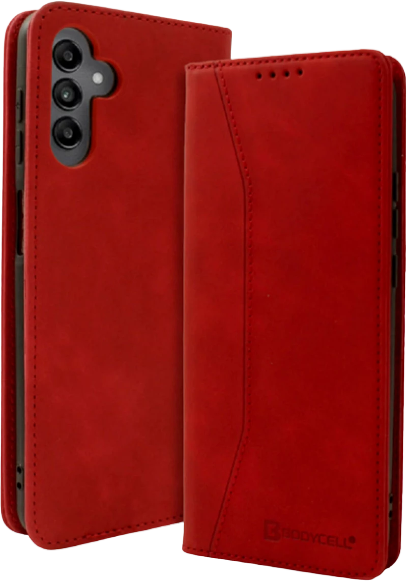 Bodycell Θήκη - Πορτοφόλι Samsung Galaxy A04s - Red (5206015017896)
