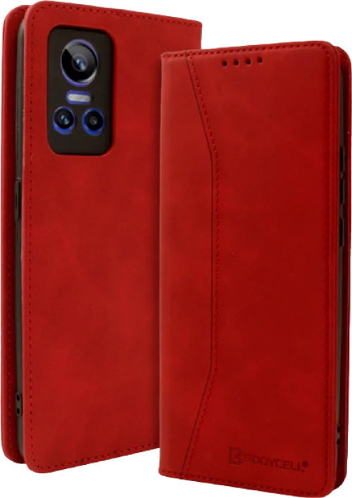 Bodycell Θήκη - Πορτοφόλι Realme GT Neo 3 - Red (5206015018893)