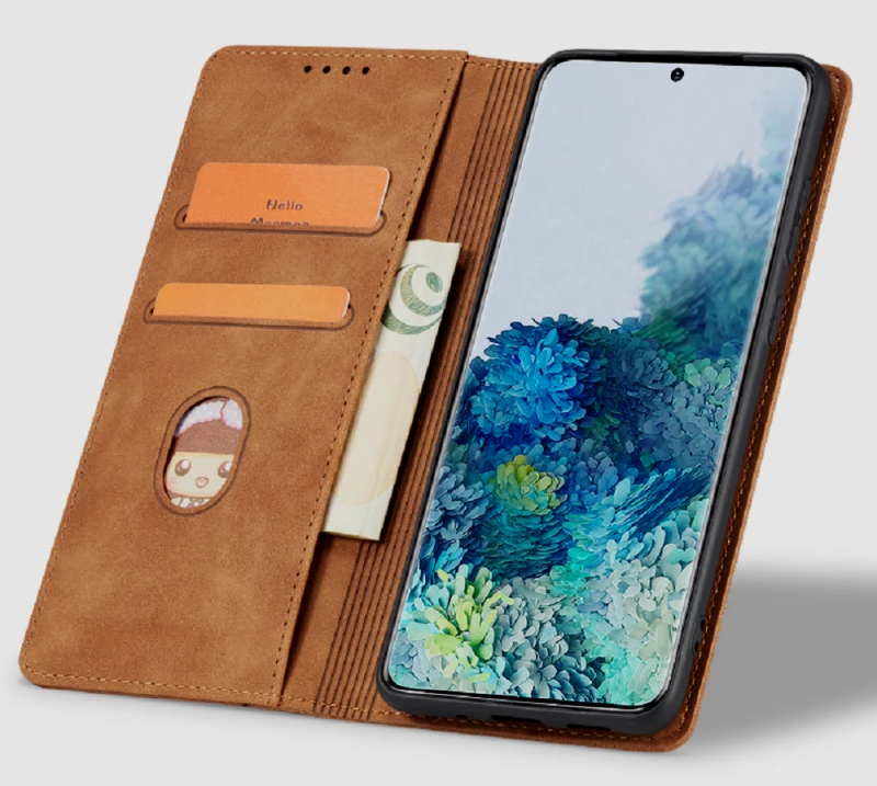 Bodycell Θήκη - Πορτοφόλι Xiaomi Redmi A1 - Brown (5206015018640)