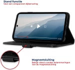 Rosso Element PU Θήκη Πορτοφόλι Oppo Reno8 - Black (8719246375712)