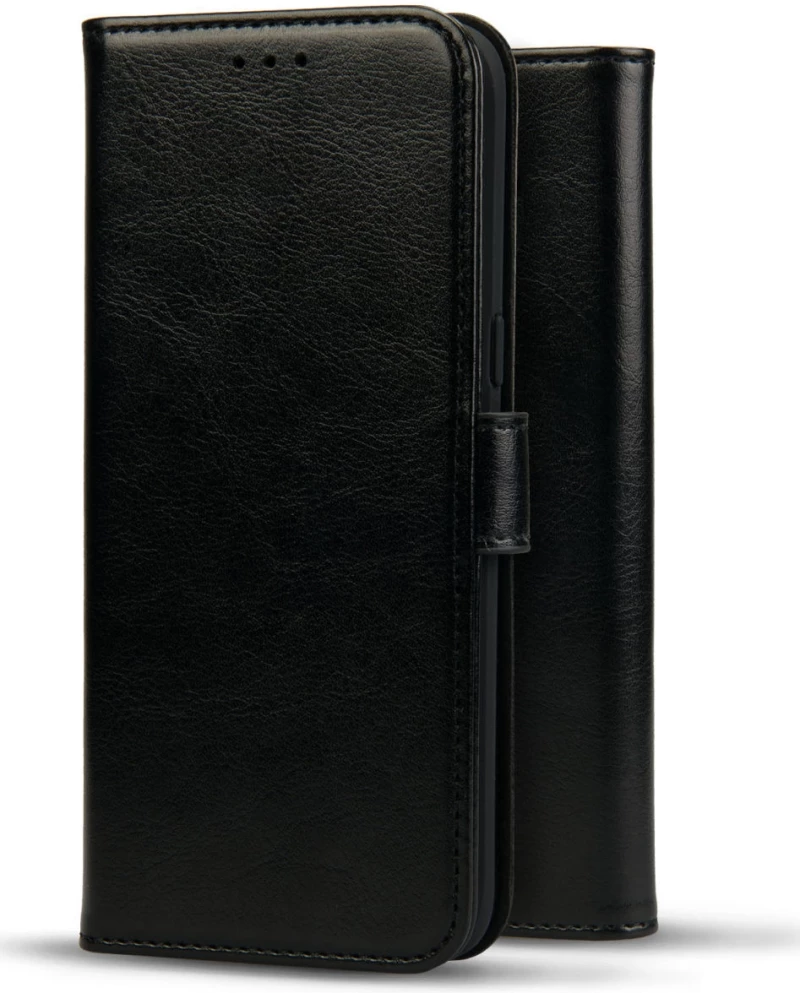 Rosso Element PU Θήκη Πορτοφόλι Oppo Reno8 - Black (8719246375712)