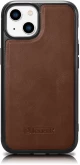 iCarer Oil Wax Leather Cover - Δερμάτινη Θήκη με TPU Bumper - Apple iPhone 14 Plus - Brown (WMI14220719-BN)