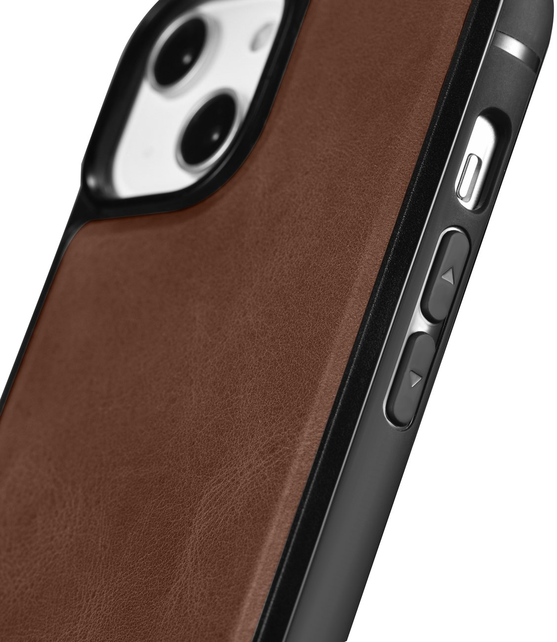 iCarer Oil Wax Leather Cover - Δερμάτινη Θήκη με TPU Bumper - Apple iPhone 14 Plus - Brown (WMI14220719-BN)
