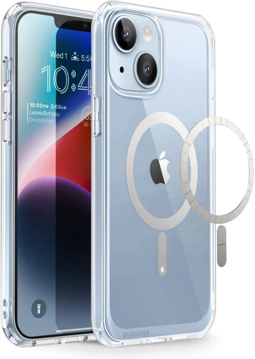 Supcase Ανθεκτική Διάφανη Θήκη MagSafe Unicorn Beetle Mag - Apple iPhone 15 Plus / 14 Plus - Clear (843439119734)