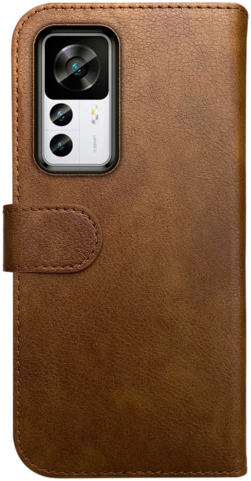 Rosso Element PU Θήκη Πορτοφόλι Xiaomi 12T / 12T Pro - Brown (8719246377006)