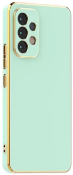 Bodycell Gold Plated - Θήκη Σιλικόνης Samsung Galaxy A32 5G - Mint Green (5206015069598)