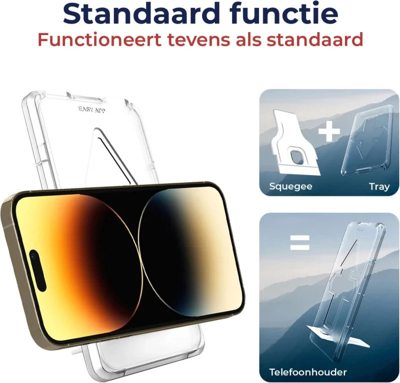 Rosso Tempered Glass - FullFace Αντιχαρακτικό Προστατευτικό Γυαλί Οθόνης Apple iPhone 15 Pro Max (8719246407086)