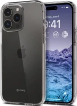Crong Slim Διάφανη Θήκη Σιλικόνης Apple iPhone 15 Pro - 0.8mm - Clear (CRG-CRSLIM-IP1561P-TRS)