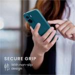 KWmobile Θήκη Σιλικόνης Honor 90 Lite με Πλαίσιο Κάμερας - Metallic Caribbean Blue (61745.251)