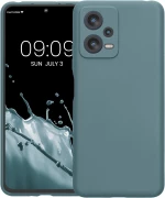 KWmobile Θήκη Σιλικόνης Xiaomi Redmi Note 12 5G / Poco X5 με Πλαίσιο Κάμερας - Arctic Night (60887.207)