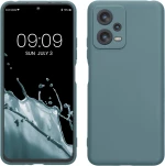 KWmobile Θήκη Σιλικόνης Xiaomi Redmi Note 12 5G / Poco X5 με Πλαίσιο Κάμερας - Arctic Night (60887.207)