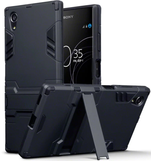 Terrapin Ανθεκτική Dual Layer Θήκη Sony Xperia XA1 Plus - Black (131-005-052)