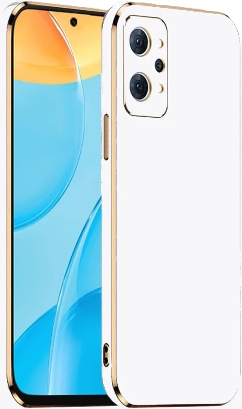 Bodycell Gold Plated - Θήκη Σιλικόνης Realme GT2 Pro - White (5206015070891)