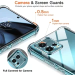 Techsuit Shockproof Clear Silicone - Διάφανη Θήκη Σιλικόνης - Motorola Moto G72 - Clear (5949419082915)