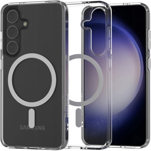 Σκληρή Διάφανη Θήκη MagSafe - Samsung Galaxy S24 - Spacecase Clear MagSafe - Transparent (5905719107147)
