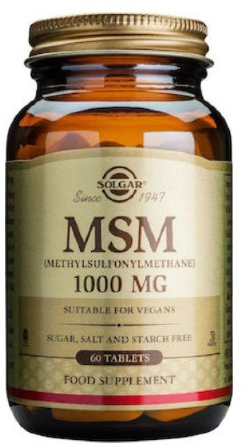 Solgar Msm 1000mg X 60 Tabs