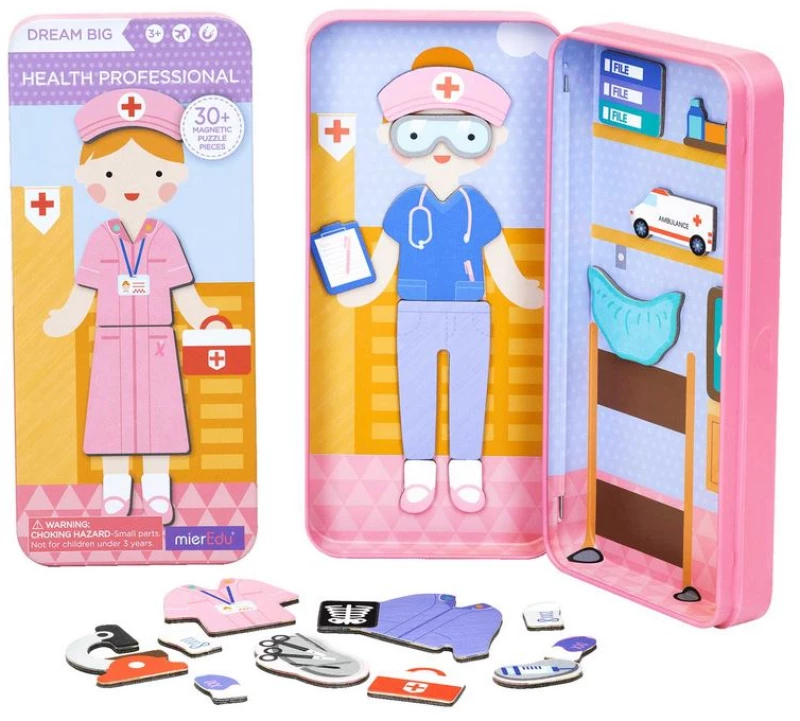 MIER EDU ΜΑΓΝΗΤΙΚΟ ΠΑΖΛ HEALTH PROFESSIONAL 30 τεμ. (#00087)