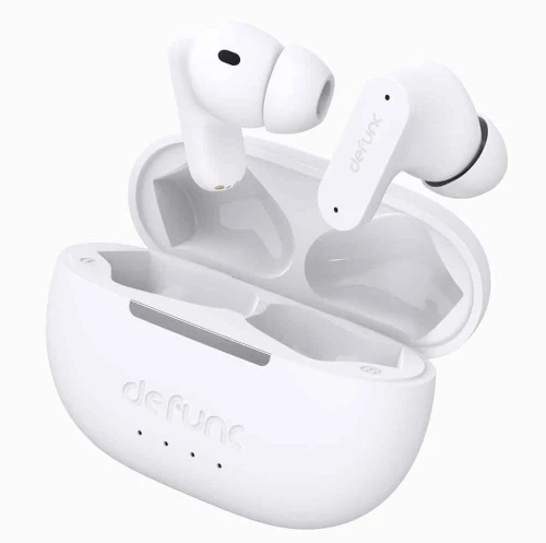 Defunc True anc Bluetooth 5.3 Ασύρματα True Wireless Ακουστικά με Active Noise Cancellation και Θήκη (Λευκό)