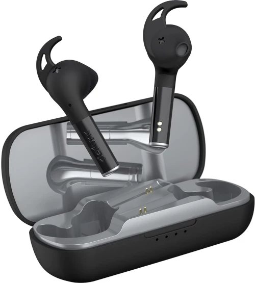 Defunc True Sport Bluetooth 5.2 Ασύρματα Αθλητικά True Wireless Ακουστικά με Θήκη (Μαύρο)