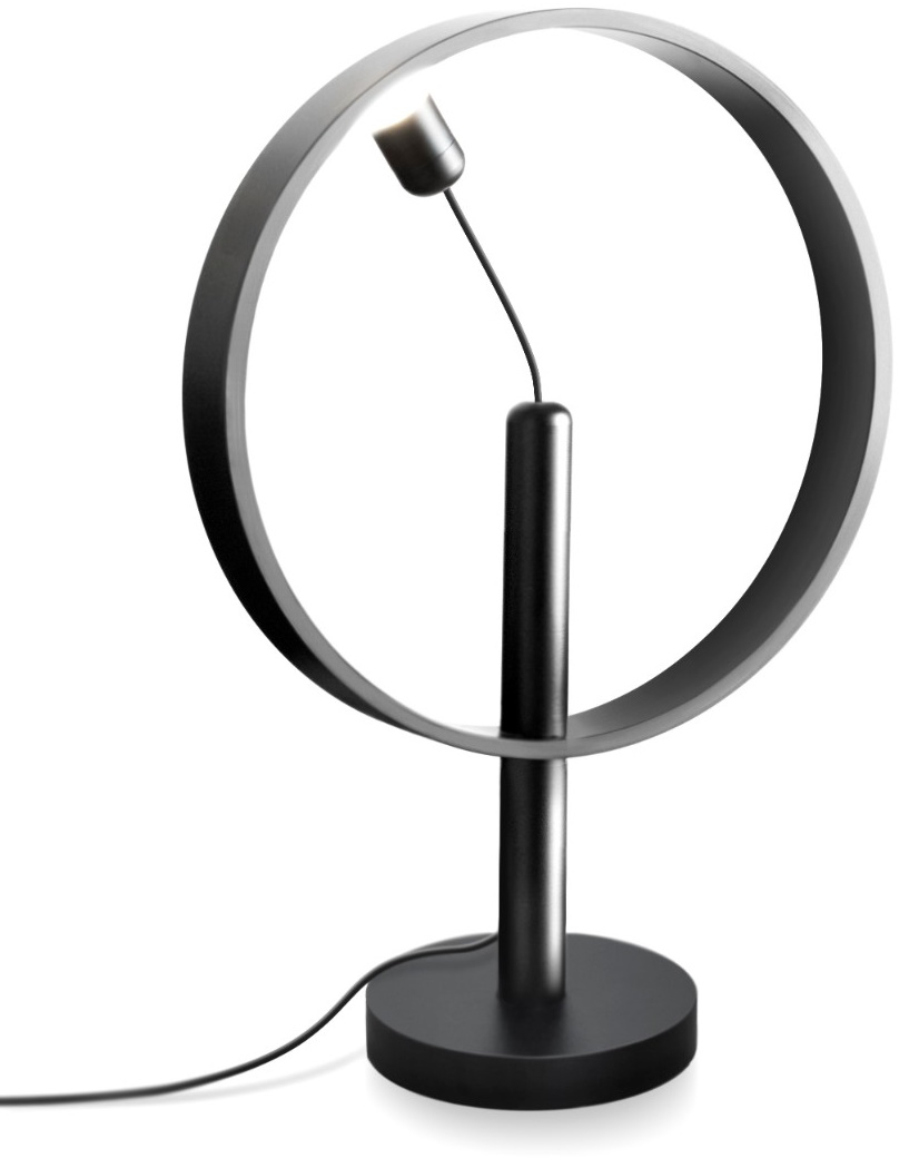 Allocacoc Enso Floating Lamp Σφαιρική Διακοσμητική Λάμπα Διαμέτρου 30 Εκατοστών με Ροοστάτη Αφής (Μαύρο)