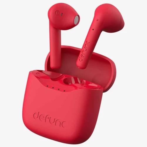Defunc True Lite Bluetooth 5.3 Ασύρματα True Wireless Ακουστικά με Θήκη (Κόκκινο)