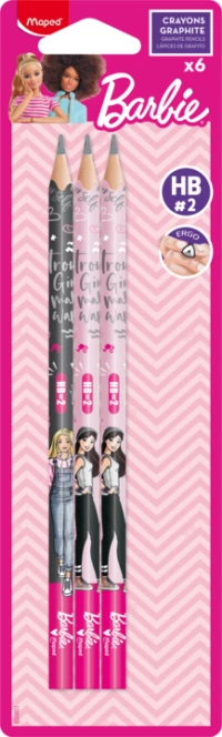 Μολύβια Maped Barbie 6τμχ 850801