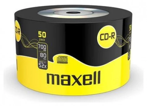 CD-R 700 MB 80 Min Shrink Maxell - 50τμχ