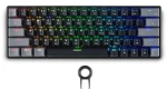 Spartan Gear - Pegasus 2 rgb Wired  Wireless 63 Keys Mechanical Gaming Keyboard (Color: Black/grey)