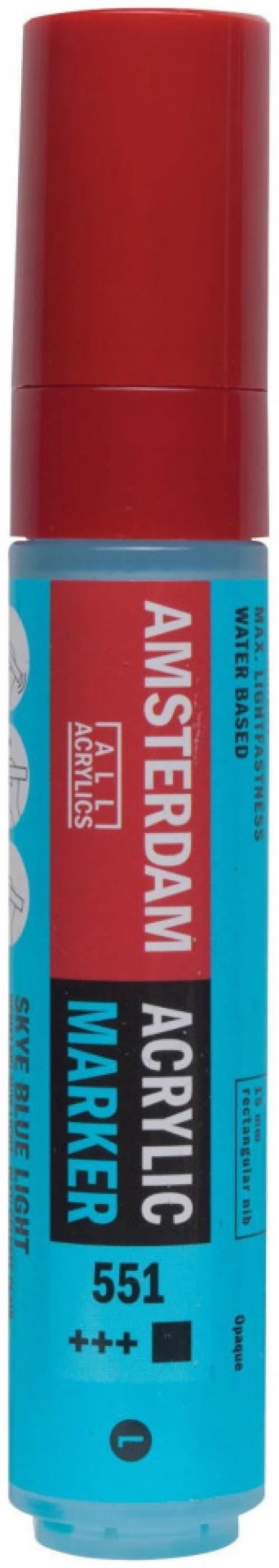 Μαρκαδόρος Ακρυλικός Talens 15mm Sky Blue Light 551