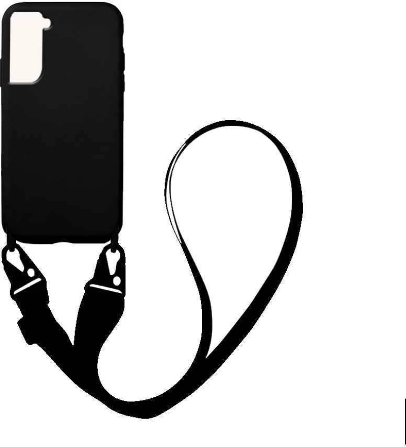 Θήκη Σιλικόνης με Strap CarryHang Sonique Samsung Galaxy S21 Plus Μαύρο - Sonique - Μαύρο - Galaxy S21 Plus - Θήκες Πλάτης