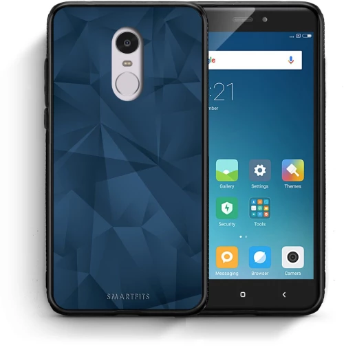 Geometric Blue Abstract - Xiaomi Redmi Note 4 / 4X case