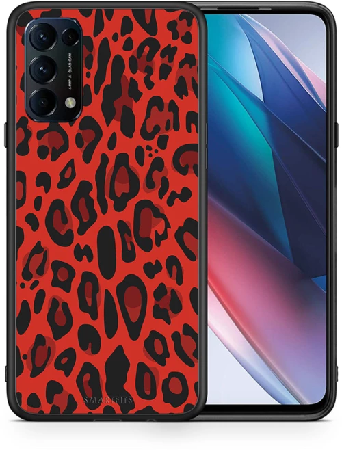 Animal Red Leopard - Oppo Find X3 Lite / Reno 5 5G / Reno 5 4G case