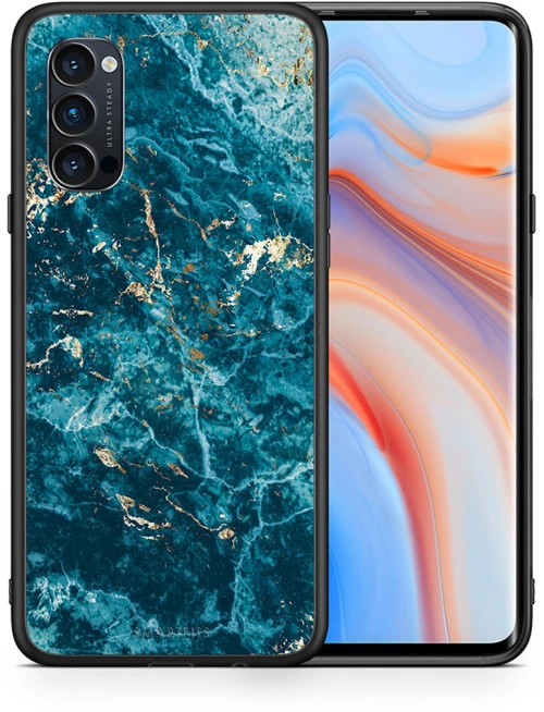 Marble Blue - Oppo Reno4 Pro 5G θήκη
