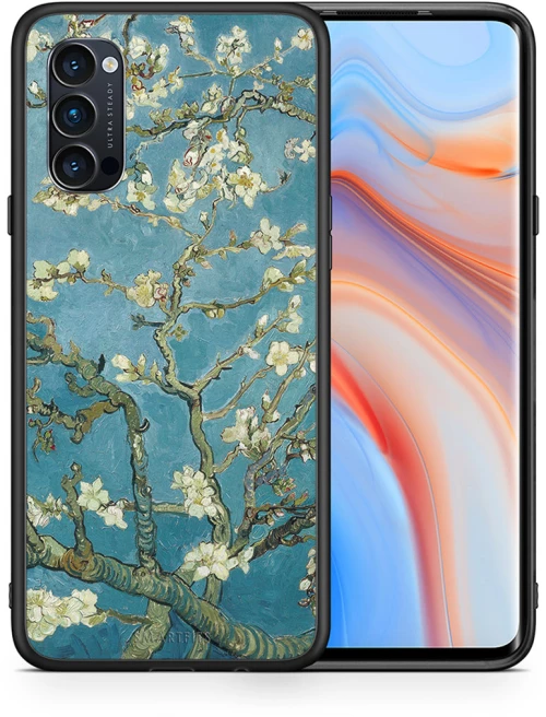 White Blossoms - Oppo Reno4 Pro 5G θήκη
