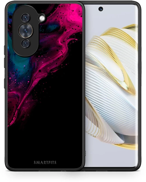 Watercolor Pink Black - Huawei Nova 10 case