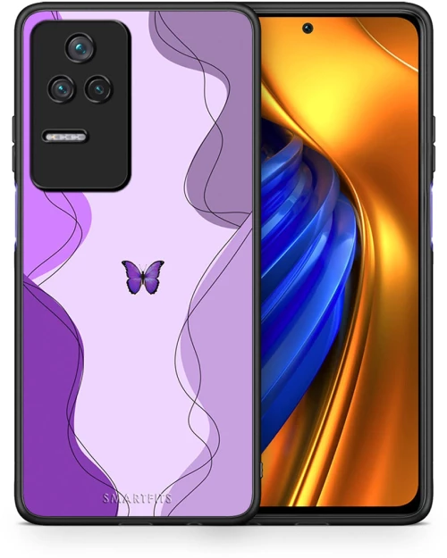 Purple Mariposa - Xiaomi Poco F4 / Redmi K40S case
