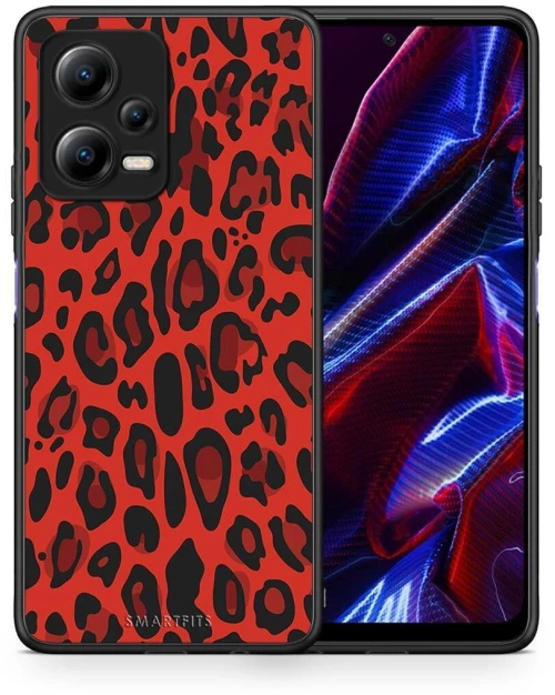 Animal Red Leopard - Xiaomi Poco X5 5G Dual / Redmi Note 12 5G case