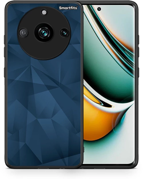 Geometric Blue Abstract - Realme 11 Pro+ θήκη