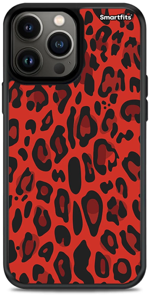Animal Red Leopard - iPhone 13 Pro Max case
