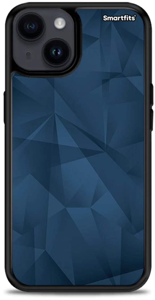 Geometric Blue Abstract - iPhone 14 case