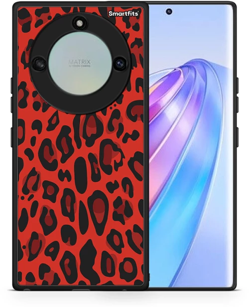 Animal Red Leopard - Honor X40 θήκη