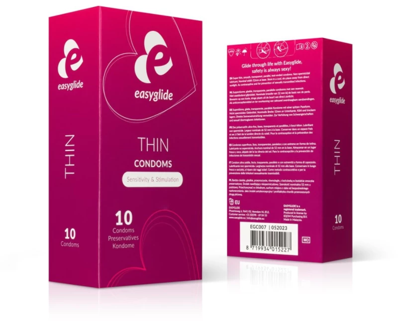 Προφυλακτικά Λεπτά EasyGlide 10τμχ