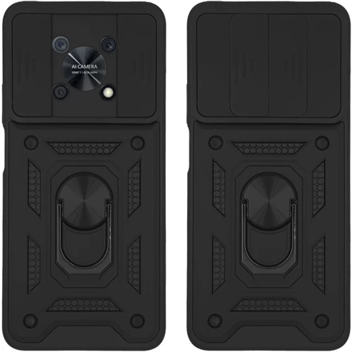 Θήκη Ring Armor CamPro Sonique για Huawei Nova Y90 Μαύρο - Sonique - Μαύρο - Nova Y90 - Θήκες Πλάτης