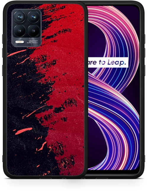 Red Paint - Realme 8 / 8 Pro case