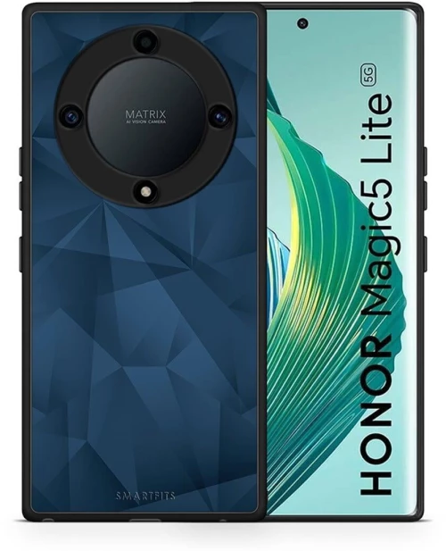 Geometric Blue Abstract - Honor Magic5 Lite 5G / X40 / X9a θήκη