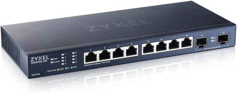 Zyxel XMG1915-10E Managed L2 Switch με 8 Θύρες Gigabit (1Gbps) Ethernet και 2 SFP Θύρες