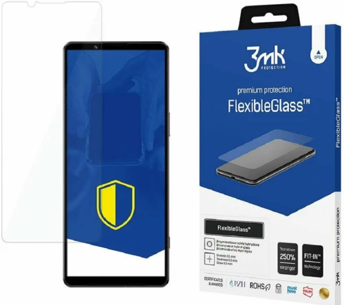 3MK Premium Flexible Glass - Αντιχαρακτικό Υβριδικό Προστατευτικό Γυαλί Οθόνης - Sony Xperia 1 IV - 0.3mm (5903108477130)