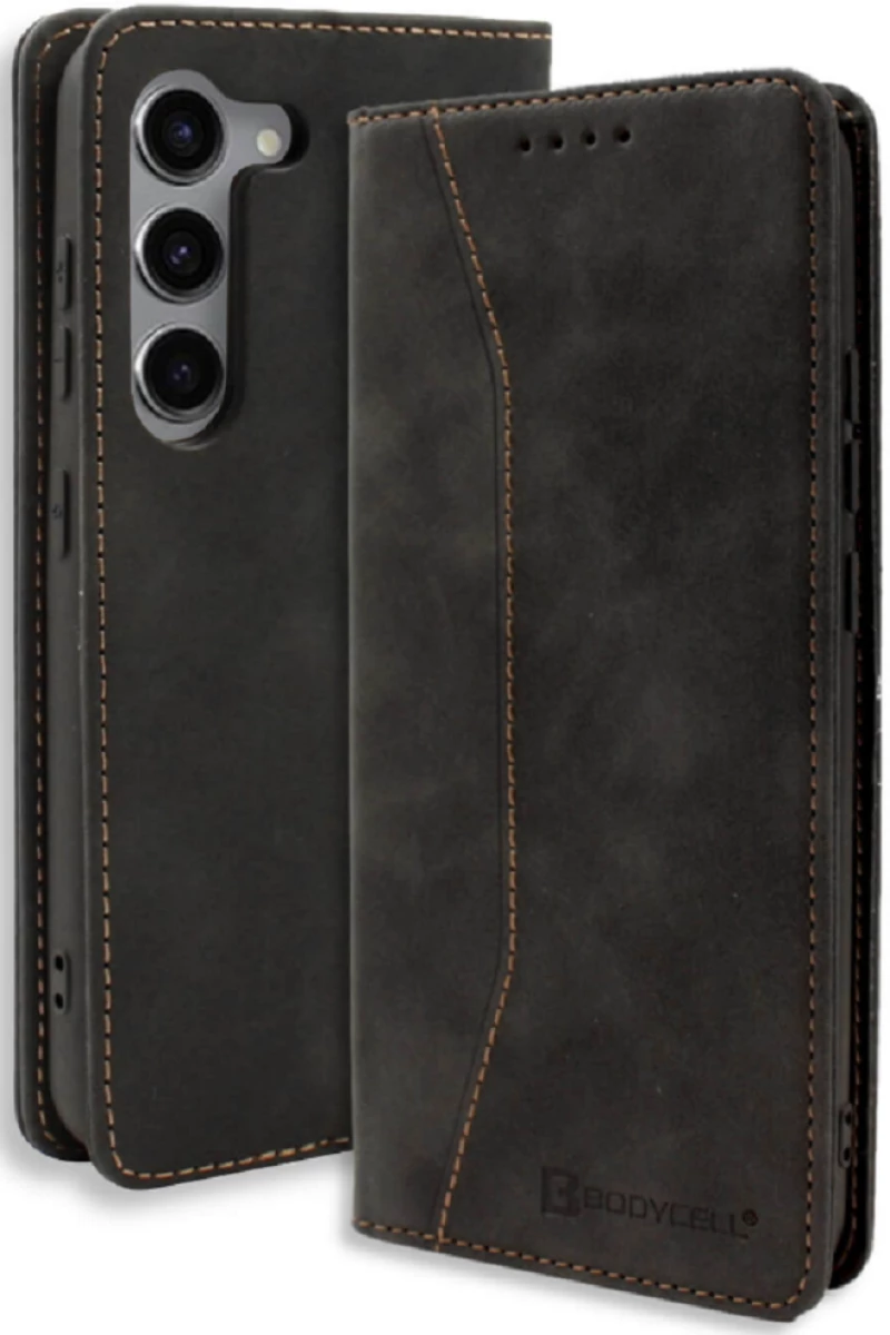 Bodycell Θήκη - Πορτοφόλι Samsung Galaxy S23 - Black (5206015019678)