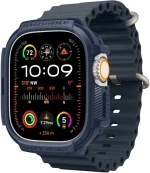 Spigen Rugged Armor - Θήκη Σιλικόνης Apple Watch Ultra 2 / Ultra 1 49mm - Navy Blue (ACS07382)