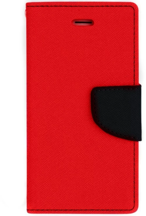 Θήκη Fancy Diary Alcatel Pixi 3 (4.5'') - Πορτοφόλι (9393) - Κόκκινο/Μπλέ - OEM